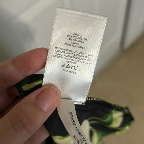 NWT EXPRESS Floral Square Neck Sleeveless Tie Shoulder Ruched Tiered Maxi Dress - Picture 15 of 16